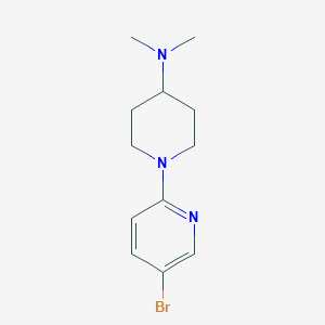 1-(5-bromopyridin-2-yl)-N,N-dimethylpiperidin-4-amine
