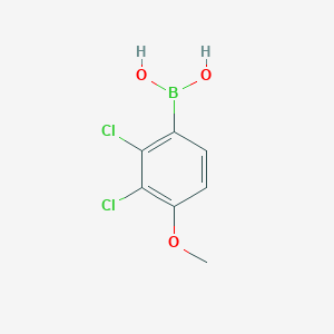 molecular formula C7H7BCl2O3 B1396820 (2,3-Dichloro-4-methoxyphenyl)boronic acid CAS No. 1190219-72-7