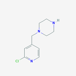1-[(2-Chloropyridin-4-yl)methyl]piperazine
