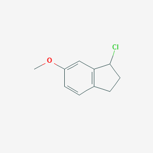 molecular formula C10H11ClO B139683 1-Chloro-6-methoxyindane CAS No. 128226-43-7