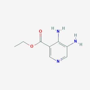 molecular formula C8H11N3O2 B1396831 Ethyl 4,5-diaminonicotinate CAS No. 1203486-63-8