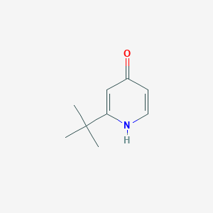 molecular formula C9H13NO B1396833 2-Tert-butylpyridin-4(1H)-one CAS No. 1163706-65-7
