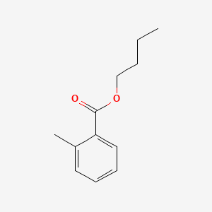 molecular formula C12H16O2 B13968602 Benzoic acid, 2-methyl-, butyl ester CAS No. 65382-88-9