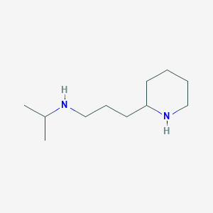 molecular formula C11H24N2 B13968612 N-isopropyl-3-(piperidin-2-yl)propan-1-amine 