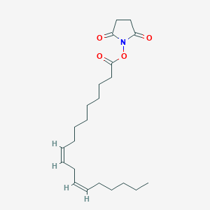 molecular formula C22H35NO4 B1396863 (2,5-dioxopyrrolidin-1-yl) (9Z,12Z)-octadeca-9,12-dienoate CAS No. 69888-88-6