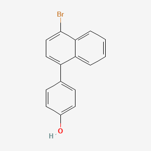 B1396865 4-(1-Bromonaphthalen-4-yl)phenol CAS No. 1312609-73-6