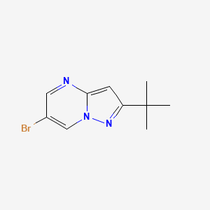 B1396866 6-Bromo-2-tert-butylpyrazolo[1,5-a]pyrimidine CAS No. 916256-69-4