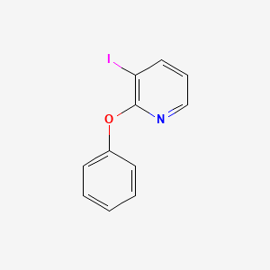 molecular formula C11H8INO B1396873 3-碘-2-苯氧基吡啶 CAS No. 754214-57-8