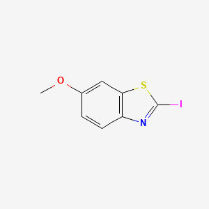 molecular formula C8H6INOS B1396880 2-Iodo-6-methoxybenzo[d]thiazole CAS No. 2941-59-5