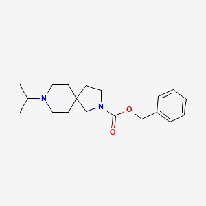 molecular formula C19H28N2O2 B13968875 Benzyl 8-isopropyl-2,8-diazaspiro[4.5]decane-2-carboxylate 
