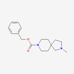 molecular formula C17H24N2O2 B13968894 Benzyl 2-methyl-2,8-diazaspiro[4.5]decane-8-carboxylate 