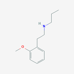 molecular formula C12H19NO B13968932 Benzeneethanamine,2-methoxy-N-propyl- CAS No. 748132-69-6