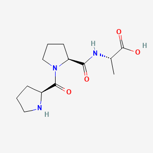 molecular formula C13H21N3O4 B13968946 Prolyl-prolyl-alanine CAS No. 20535-43-7
