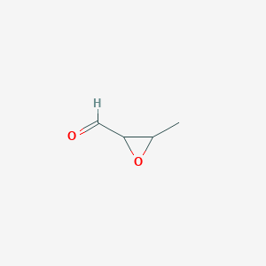 molecular formula C4H6O2 B13969017 2,3-Epoxybutyraldehyde 