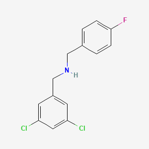 N-(3,5-Dichlorobenzyl)-1-(4-fluorophenyl)methanamine
