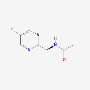 (S)-N-(1-(5-Fluoropyrimidin-2-yl)ethyl)acetamide