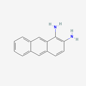 molecular formula C14H12N2 B13969078 Anthracene, 1,2-diamino- CAS No. 100871-99-6