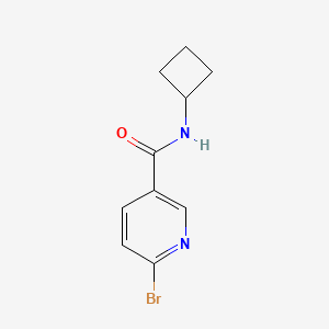 molecular formula C10H11BrN2O B1396912 6-bromo-N-cyclobutylnicotinamide CAS No. 1276014-64-2