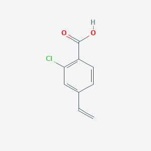 molecular formula C9H7ClO2 B1396914 2-Chloro-4-ethenylbenzoic acid CAS No. 1266121-77-0