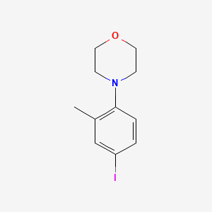 B1396916 4-(4-Iodo-2-methylphenyl)morpholine CAS No. 1310704-44-9