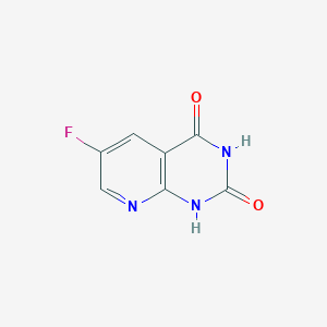 molecular formula C7H4FN3O2 B1396919 6-Fluoropyrido[2,3-d]pyrimidine-2,4-diol CAS No. 1220518-10-4