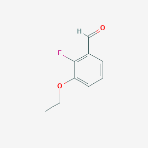 molecular formula C9H9FO2 B1396926 3-乙氧基-2-氟苯甲醛 CAS No. 1204176-29-3
