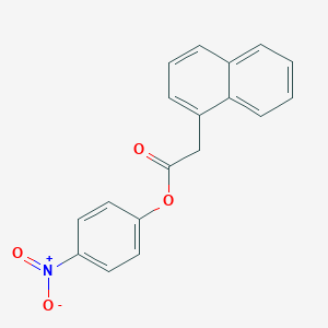 molecular formula C18H13NO4 B139693 1-Naphthylacetic Acid 4-Nitrophenyl Ester CAS No. 51537-87-2