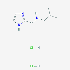 molecular formula C8H17Cl2N3 B1396936 N-(1H-咪唑-2-基甲基)-2-甲基丙胺二盐酸盐 CAS No. 1332529-37-9