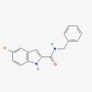 molecular formula C16H13BrN2O B13969399 N-benzyl-5-bromo-1H-indole-2-carboxamide 