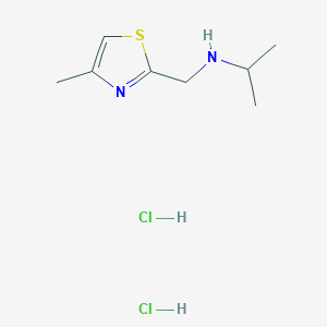 N-[(4-Methyl-1,3-thiazol-2-yl)methyl]propan-amine dihydrochloride