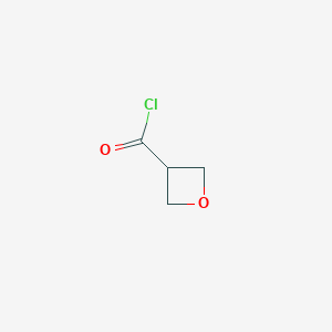 molecular formula C4H5ClO2 B13969566 Oxetane-3-carbonyl chloride 