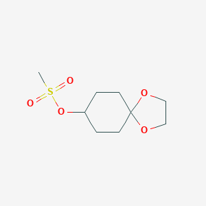 molecular formula C9H16O5S B139696 1,4-Dioxaspiro[4.5]decan-8-yl methanesulfonate CAS No. 141120-33-4