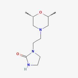 B1396960 1-{2-[(cis)-2,6-Dimethylmorpholin-4-yl]ethyl}imidazolidin-2-one CAS No. 1315619-15-8