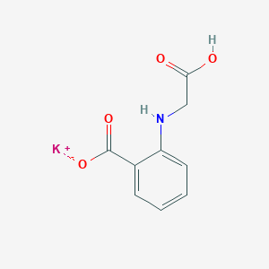 molecular formula C9H8KNO4 B13969636 Potassium;2-(carboxymethylamino)benzoate 