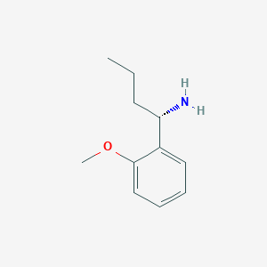 molecular formula C11H17NO B13969655 (S)-1-(2-methoxyphenyl)butylamine 