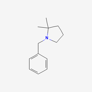 molecular formula C13H19N B13969698 1-Benzyl-2,2-dimethylpyrrolidine CAS No. 220024-87-3