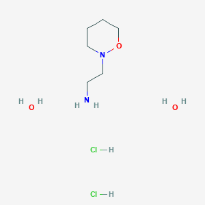 [2-(1,2-Oxazinan-2-yl)ethyl]amine dihydrochloride dihydrate