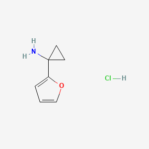 [1-(2-Furyl)cyclopropyl]amine hydrochloride