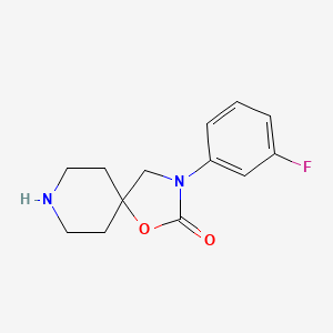 3-(3-Fluorophenyl)-1-oxa-3,8-diazaspiro[4.5]decan-2-one