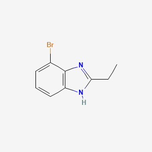 molecular formula C9H9BrN2 B13969868 4-bromo-2-ethyl-1H-benzimidazole 