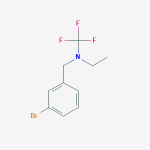 molecular formula C10H11BrF3N B13969874 N-(3-bromobenzyl)-N-(trifluoromethyl)ethanamine 