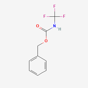 molecular formula C9H8F3NO2 B13969930 Trifluoromethyl-carbamic acid benzyl ester 