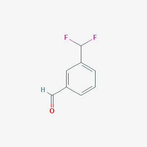 molecular formula C8H6F2O B1397016 3-(Difluoromethyl)benzaldehyde CAS No. 945004-44-4