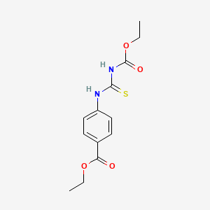 Ethyl 4-({[(ethoxycarbonyl)amino]methanethioyl}amino)benzoate