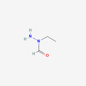 molecular formula C3H8N2O B13970347 N-Ethyl-N-formylhydrazine CAS No. 74920-78-8