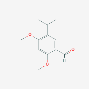 molecular formula C12H16O3 B13970356 5-Isopropyl-2,4-dimethoxybenzaldehyde 
