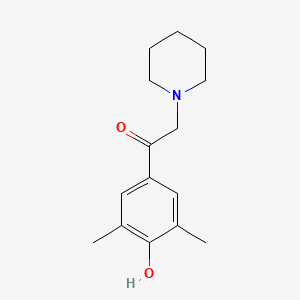 1-(4-Hydroxy-3,5-dimethylphenyl)-2-(piperidin-1-yl)ethan-1-one