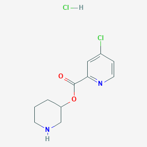 3-Piperidinyl 4-chloro-2-pyridinecarboxylate hydrochloride