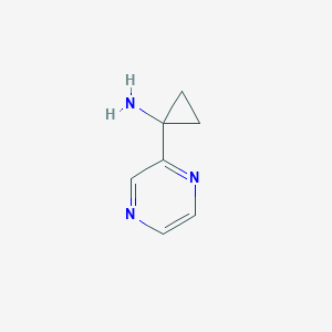 1-(Pyrazin-2-YL)cyclopropan-1-amine