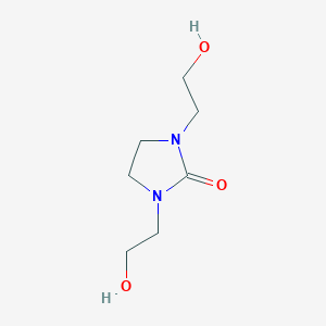 molecular formula C7H14N2O3 B13970580 1,3-Bis(2-hydroxyethyl)imidazolidin-2-one CAS No. 71298-49-2